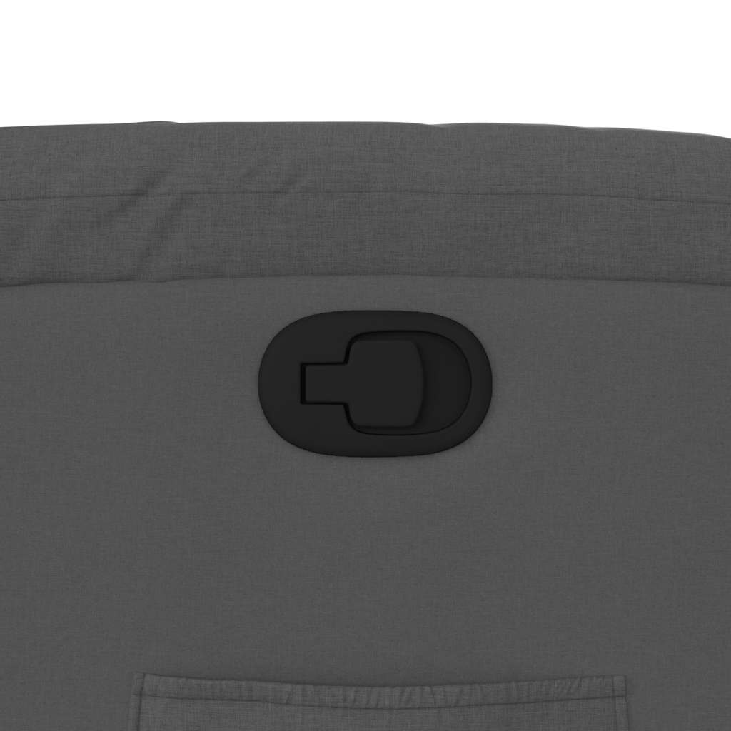 Naslonjač od tkanine tamnosivi