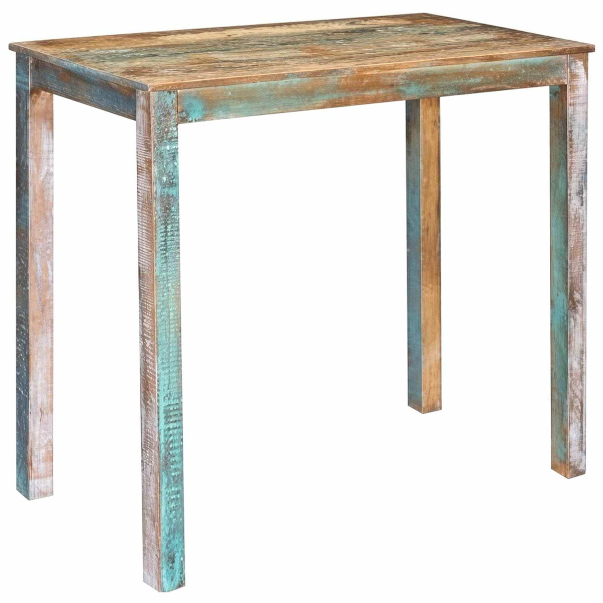 Stol za bar 110 x 55 x 100 cm Čvrsto reciklirano drvo Šareni