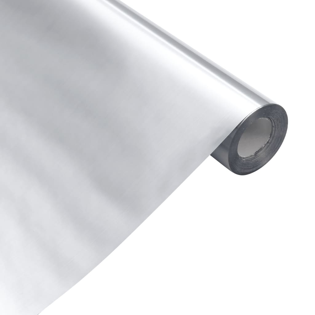 Naljepnice za namještaj samoljepljive srebrne 90 x 500 cm PVC