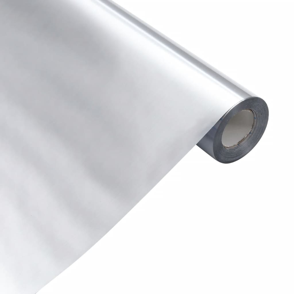 Naljepnice za namještaj samoljepljive srebrne 90 x 500 cm PVC