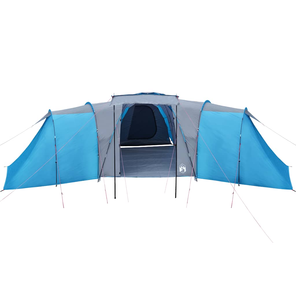 Kupolasti obiteljski šator za 12 osoba plavi vodootporni