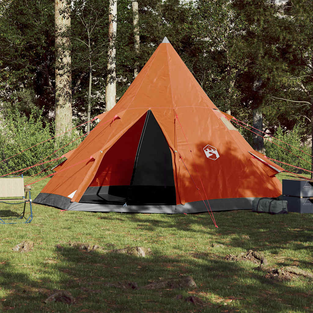 Šator tipi za kampiranje za 4 osobe narančasti vodootporni
