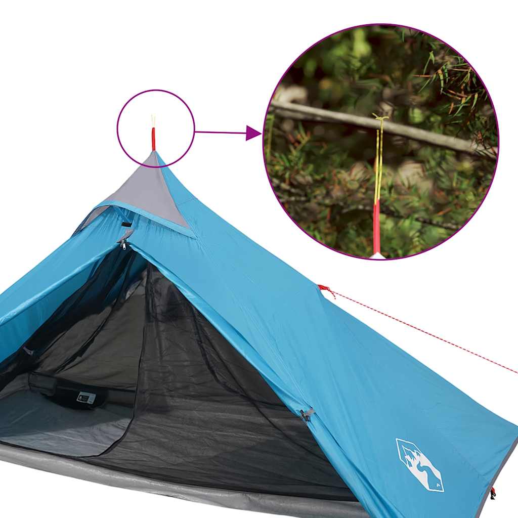 Viseći tipi šator za 1 osobu plavi vodootporni