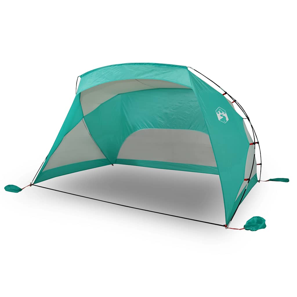 Šator za plažu morskozeleni 274x178x170/148 cm 185T poliester