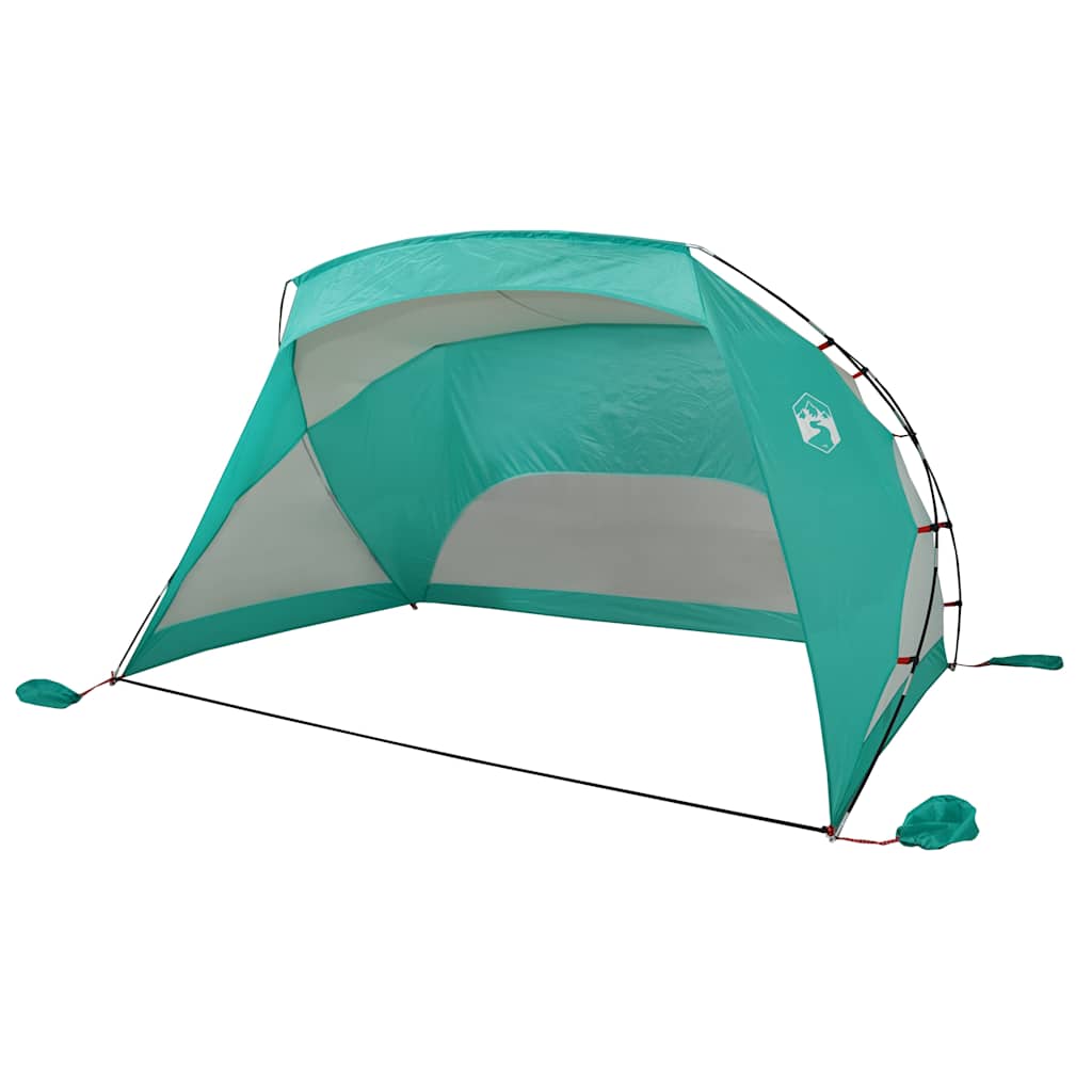 Šator za plažu morskozeleni 274x178x170/148 cm 185T poliester