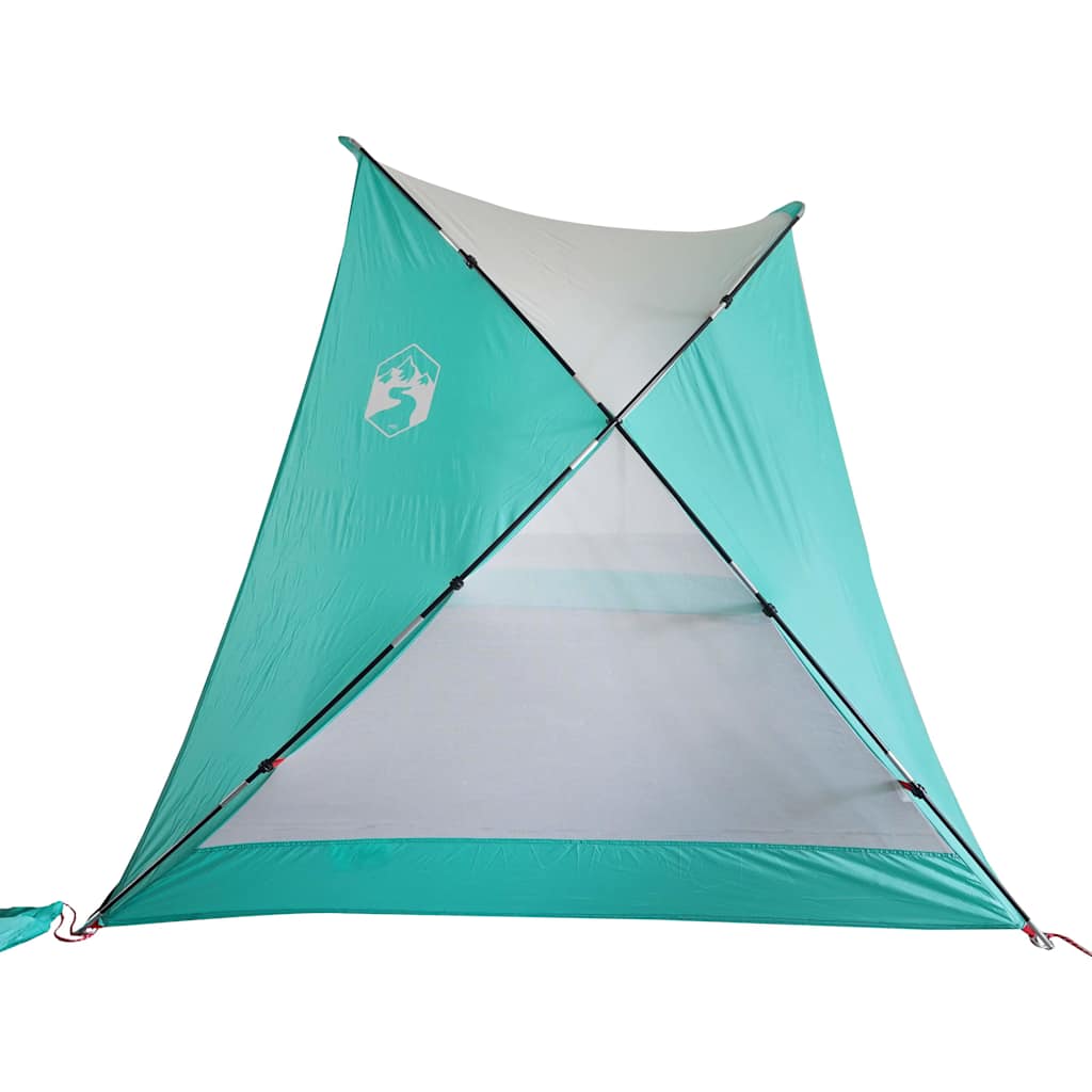 Šator za plažu morskozeleni 274x178x170/148 cm 185T poliester