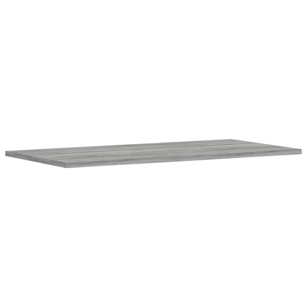 Zidne police 4 kom boja hrasta 80x40x1,5 cm konstruirano drvo