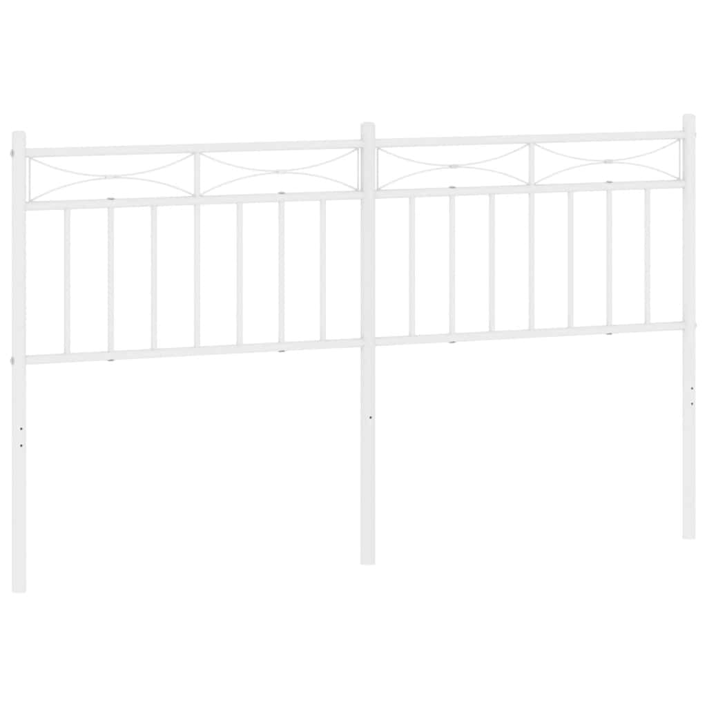 Metalno zamjensko uzglavlje bijelo 150 cm