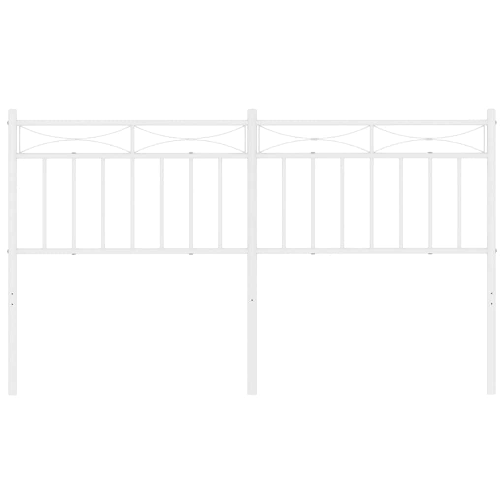 Metalno zamjensko uzglavlje bijelo 150 cm