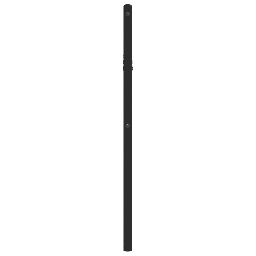 Metalno zamjensko uzglavlje crno 107 cm