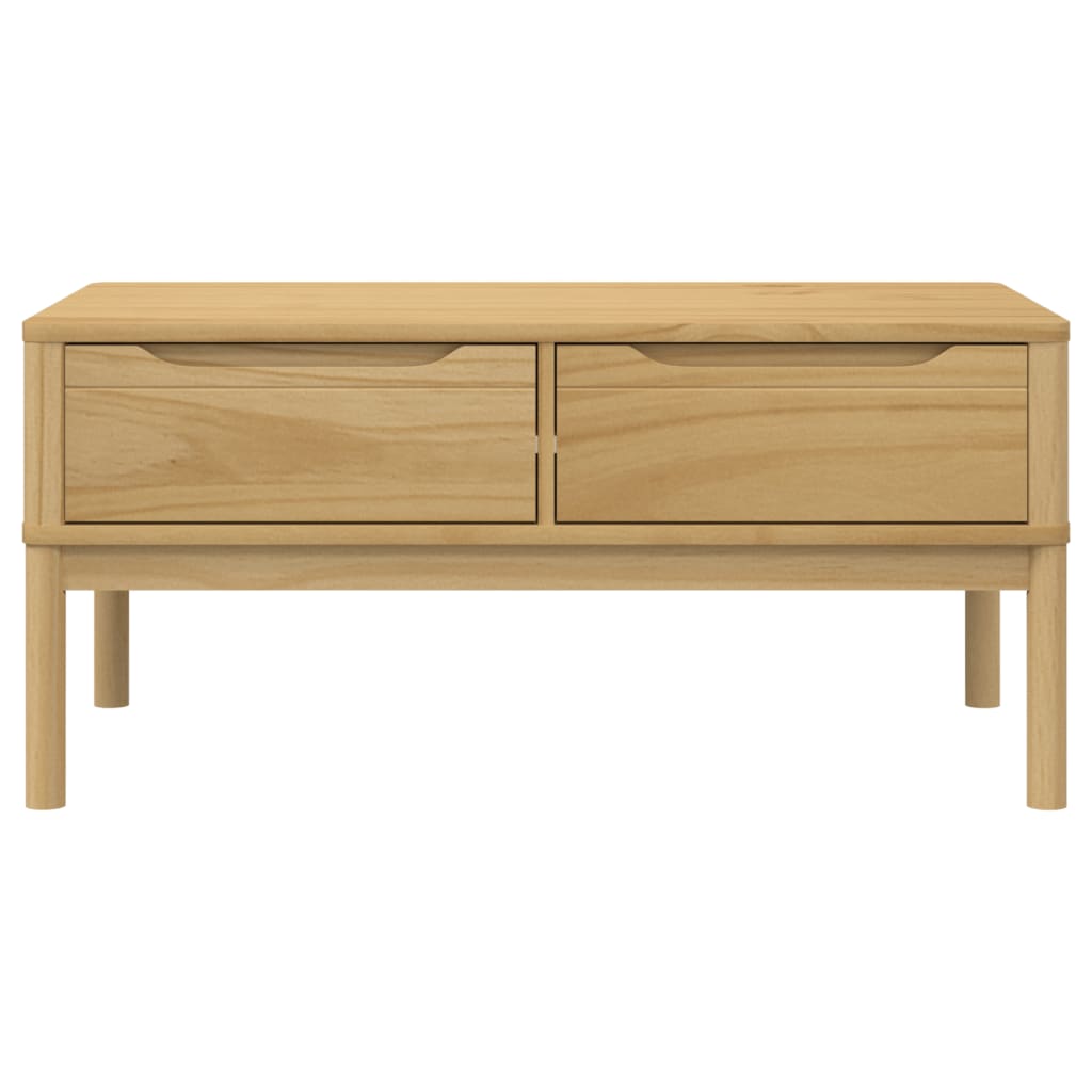 Stolić za kavu FLORO voštano smeđi 99x55,5x45 cm od borovine