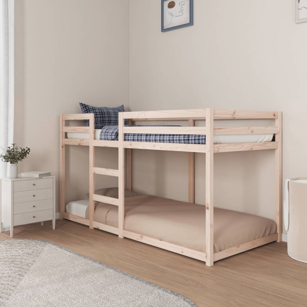 Krevet na kat 90 x 200 cm od masivne borovine