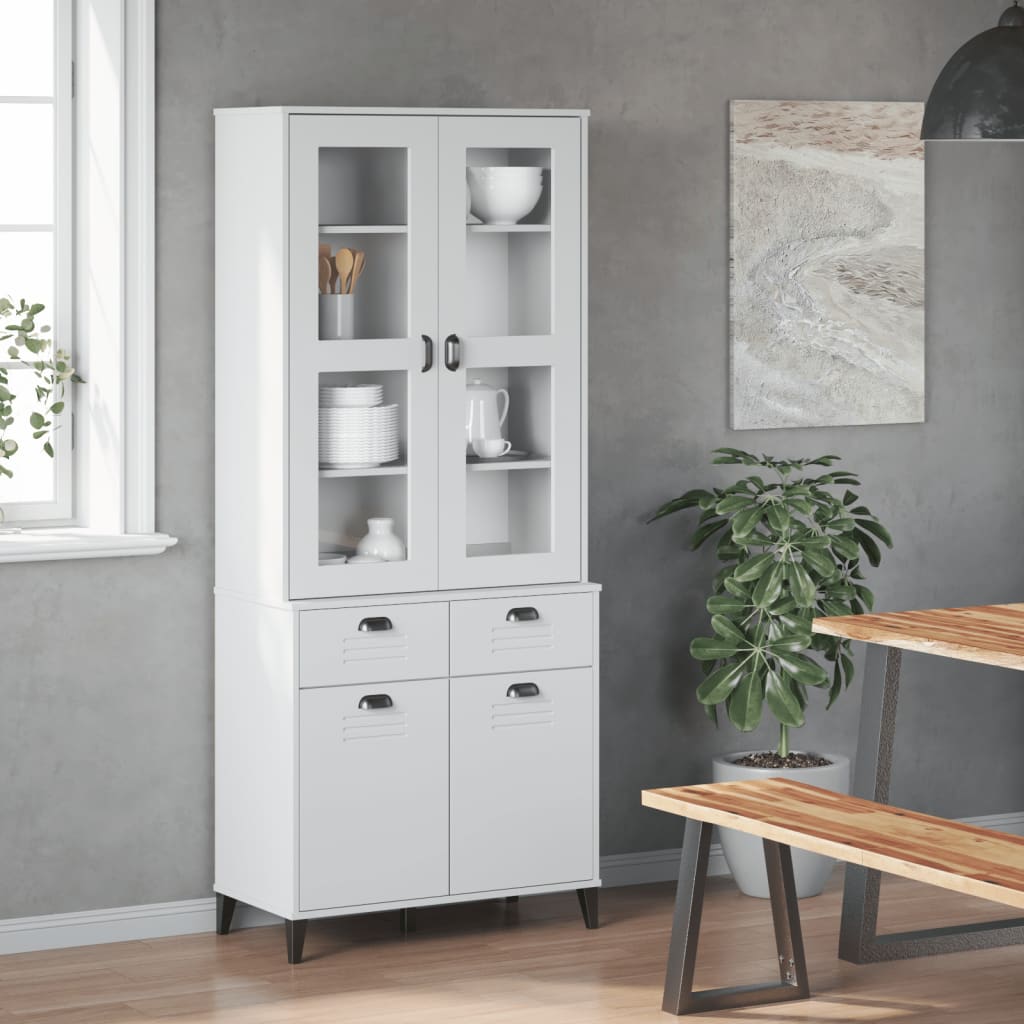 Visoka komoda VIKEN 80 x 40 x 190 cm od masivne borovine