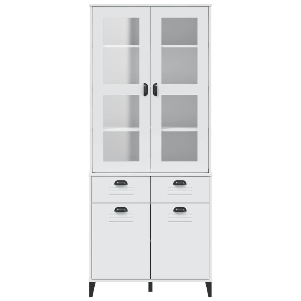 Visoka komoda VIKEN 80 x 40 x 190 cm od masivne borovine