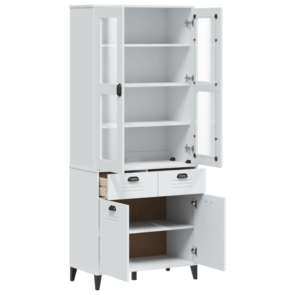Visoka komoda VIKEN 80 x 40 x 190 cm od masivne borovine