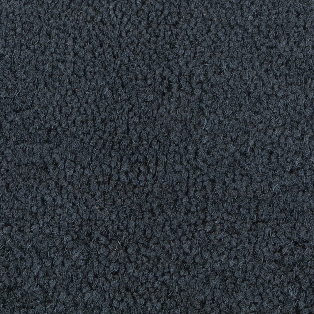 Otirači tamnosivi 50 x 80 cm čupavi od kokosovih vlakana