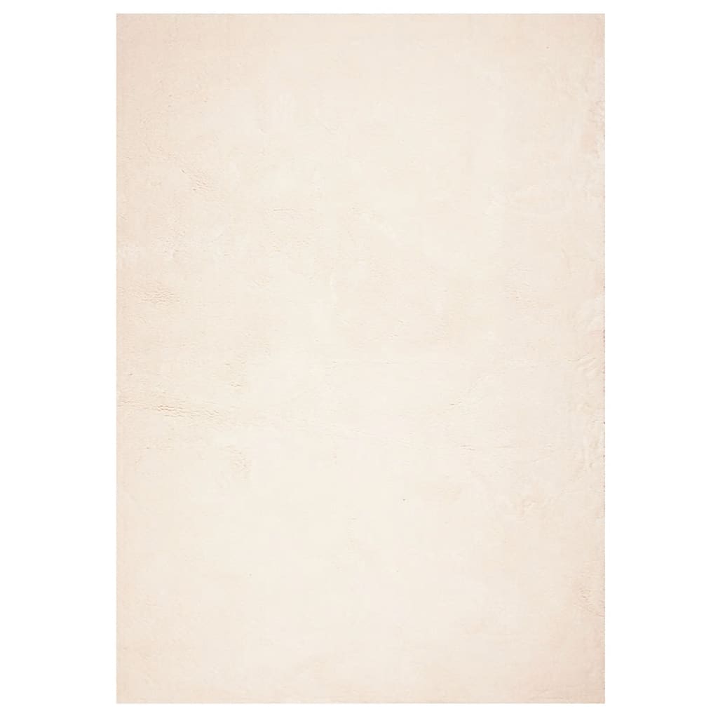 Tepih HUARTE kratkih vlakana mekani i perivi bež 140 x 200 cm