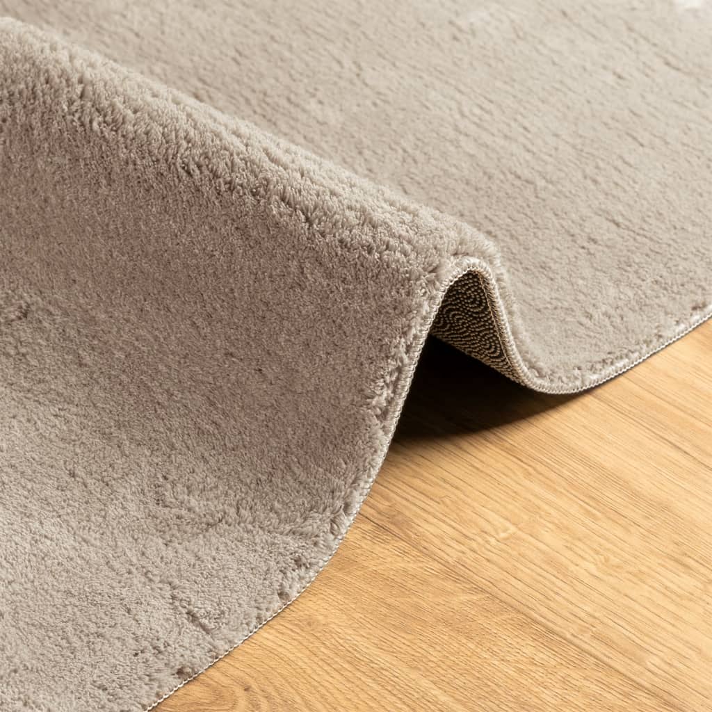 Tepih HUARTE kratkih vlakana mekan/periv boja pijeska 60x110 cm