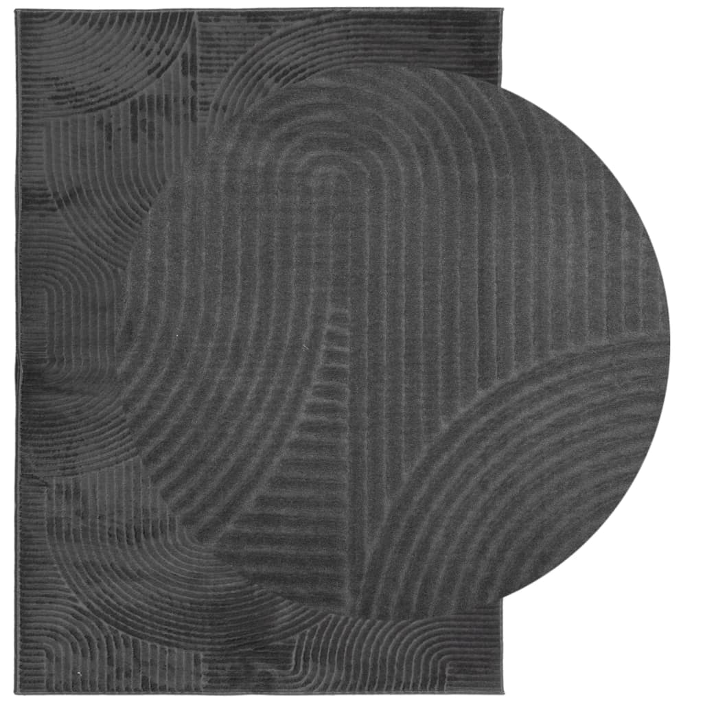 Tepih IZA kratka vlakna skandinavski izgled antracit 240x340 cm