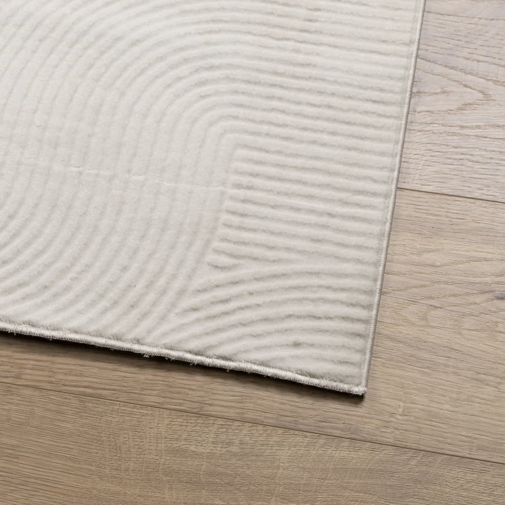 Tepih IZA kratka vlakna skandinavski izgled krem 140x200 cm