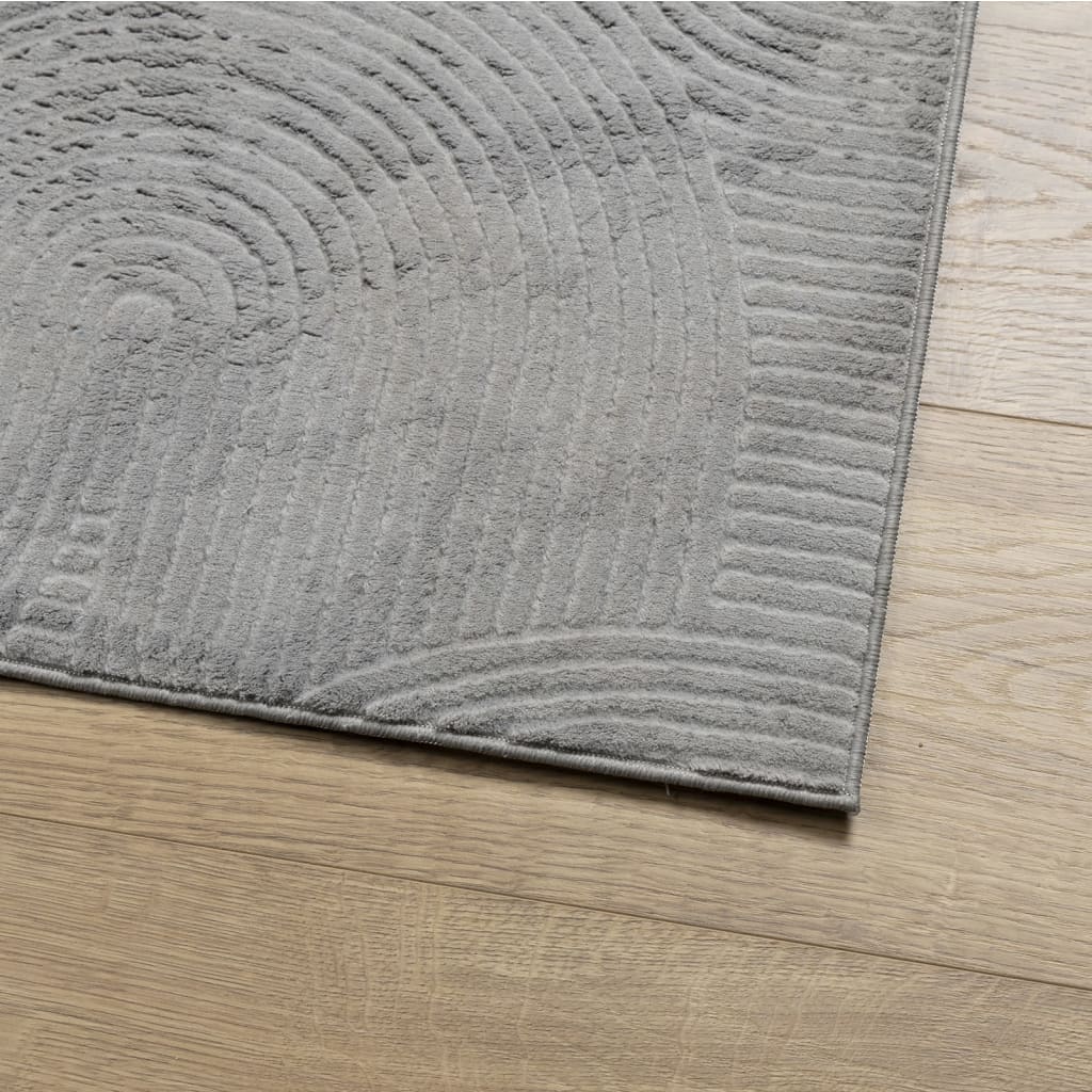 Tepih IZA kratka vlakna skandinavski izgled sivi 240x340 cm