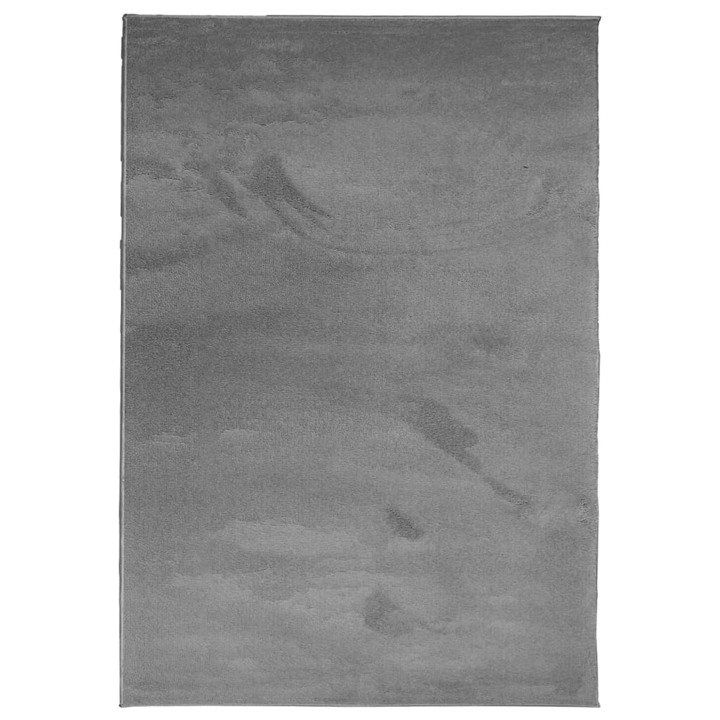 Tepih OVIEDO kratkih vlakana antracit 160 x 230 cm