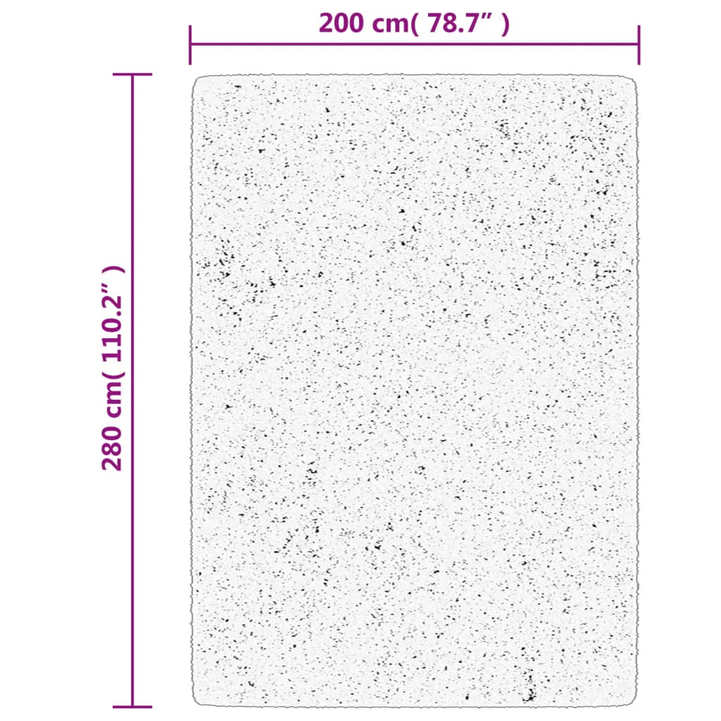 Tepih OVIEDO kratkih vlakana bež 200 x 280 cm