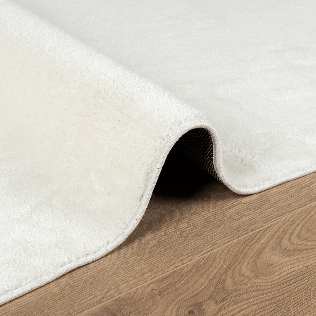 Tepih OVIEDO kratkih vlakana krem 120 x 120 cm