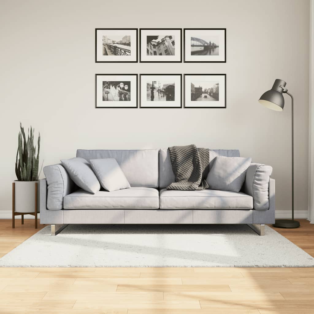 Tepih OVIEDO kratkih vlakana krem 120 x 120 cm