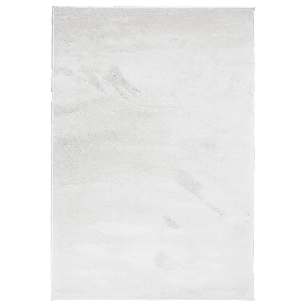 Tepih OVIEDO kratkih vlakana sivi 160 x 230 cm