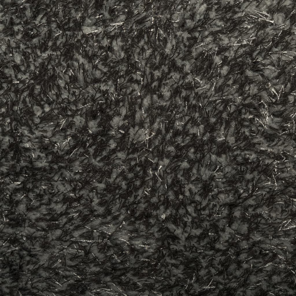 Tepih ISTAN visokih vlakana sjajni izgled antracit 100 x 200 cm