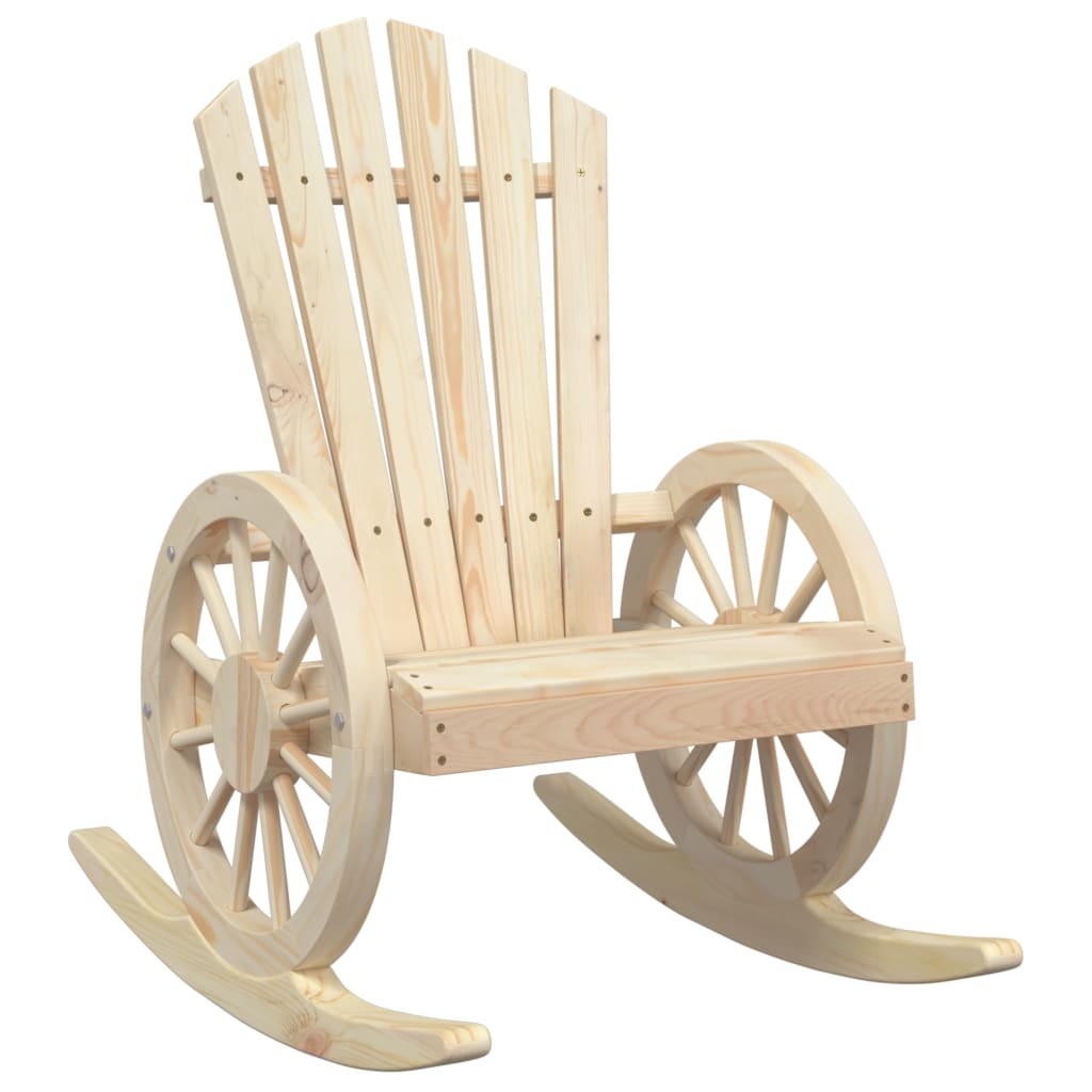 Stolica za ljuljanje Adirondack od masivne jelovine