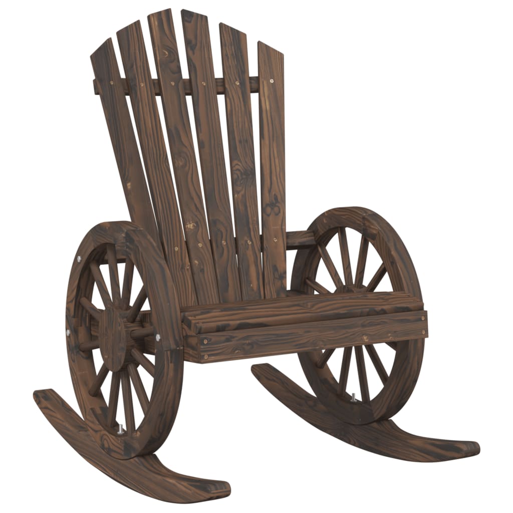 Stolica za ljuljanje Adirondack od masivne jelovine