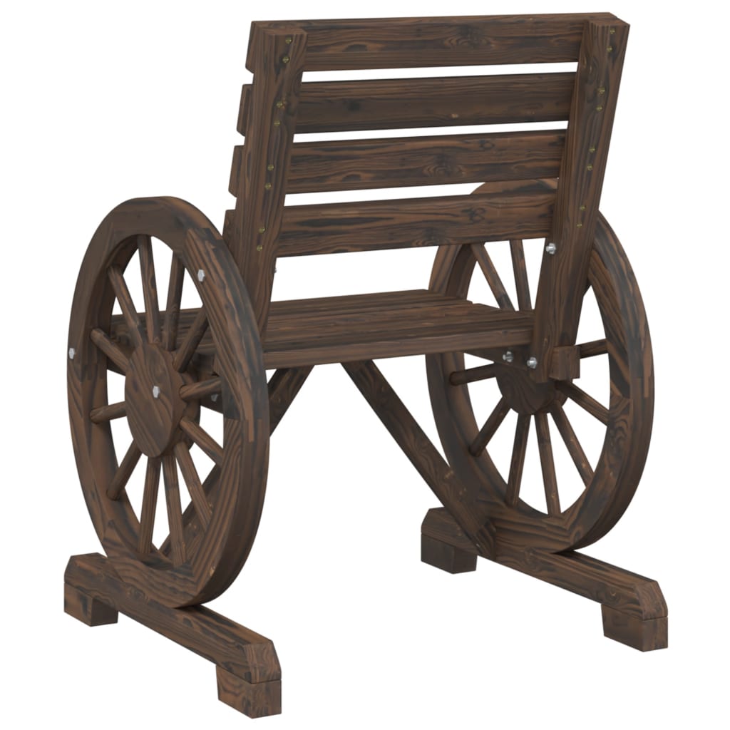 Vrtne stolice 2 kom 58 x 58 x 78,5 cm od masivne jelovine