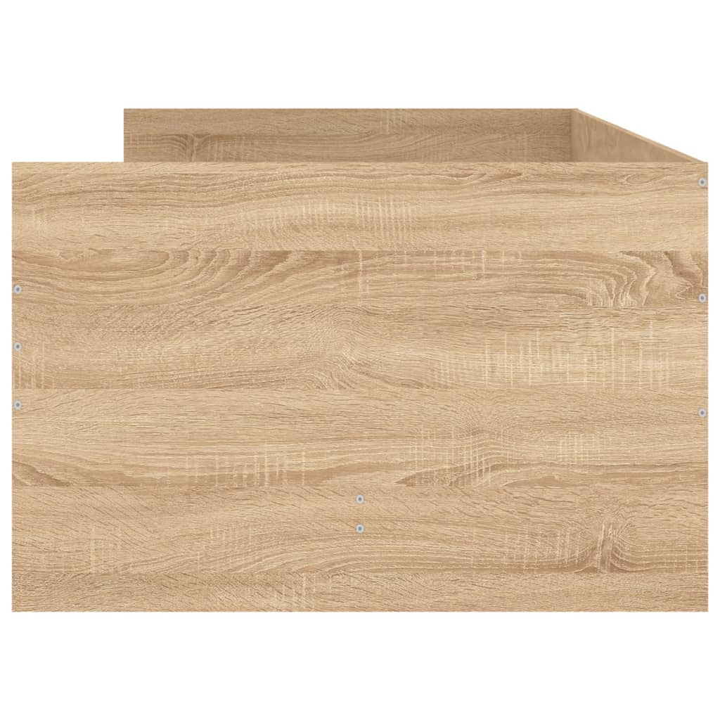 Okvir kreveta s ladicama boja hrasta 90x200 cm