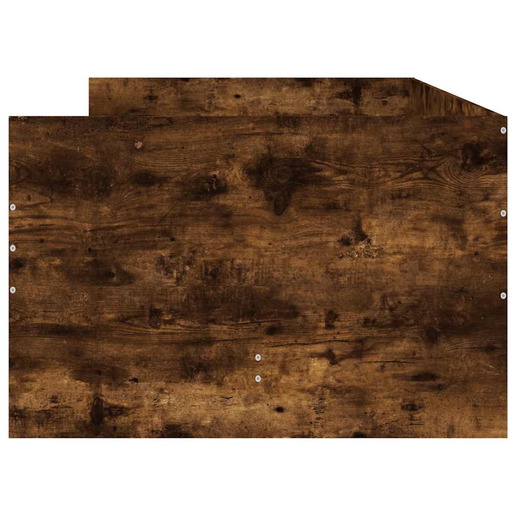 Okvir kreveta s ladicama boja dimljenog hrasta 90 x 190 cm