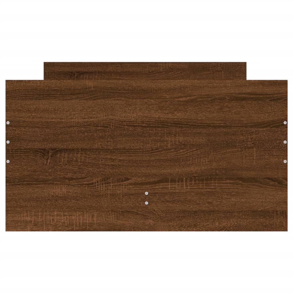 Okvir kreveta s ladicama boja hrasta 100 x 200 cm