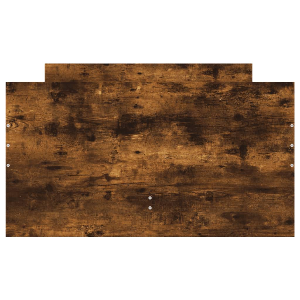 Okvir kreveta s ladicama boja dimljenog hrasta 90x200 cm