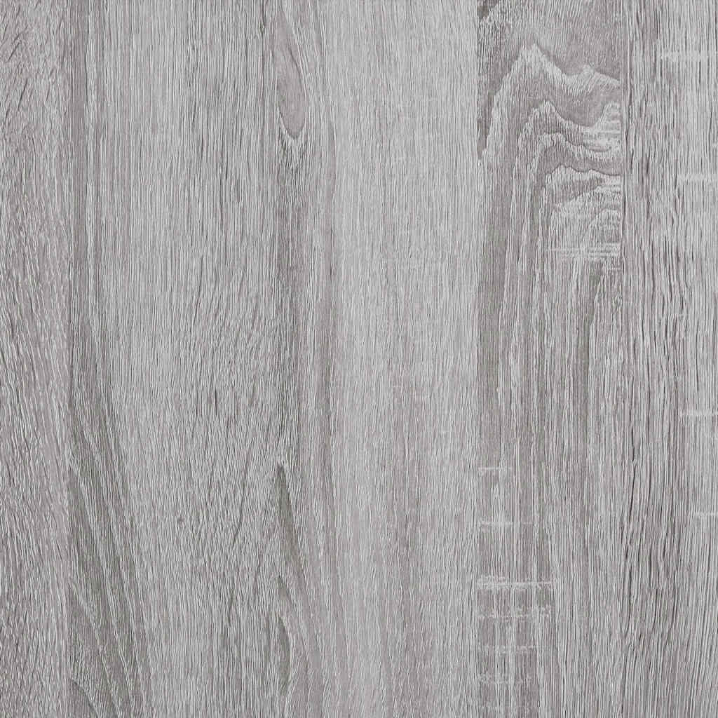 Okvir kreveta s uzglavljem LED siva boja hrasta 140x200 cm