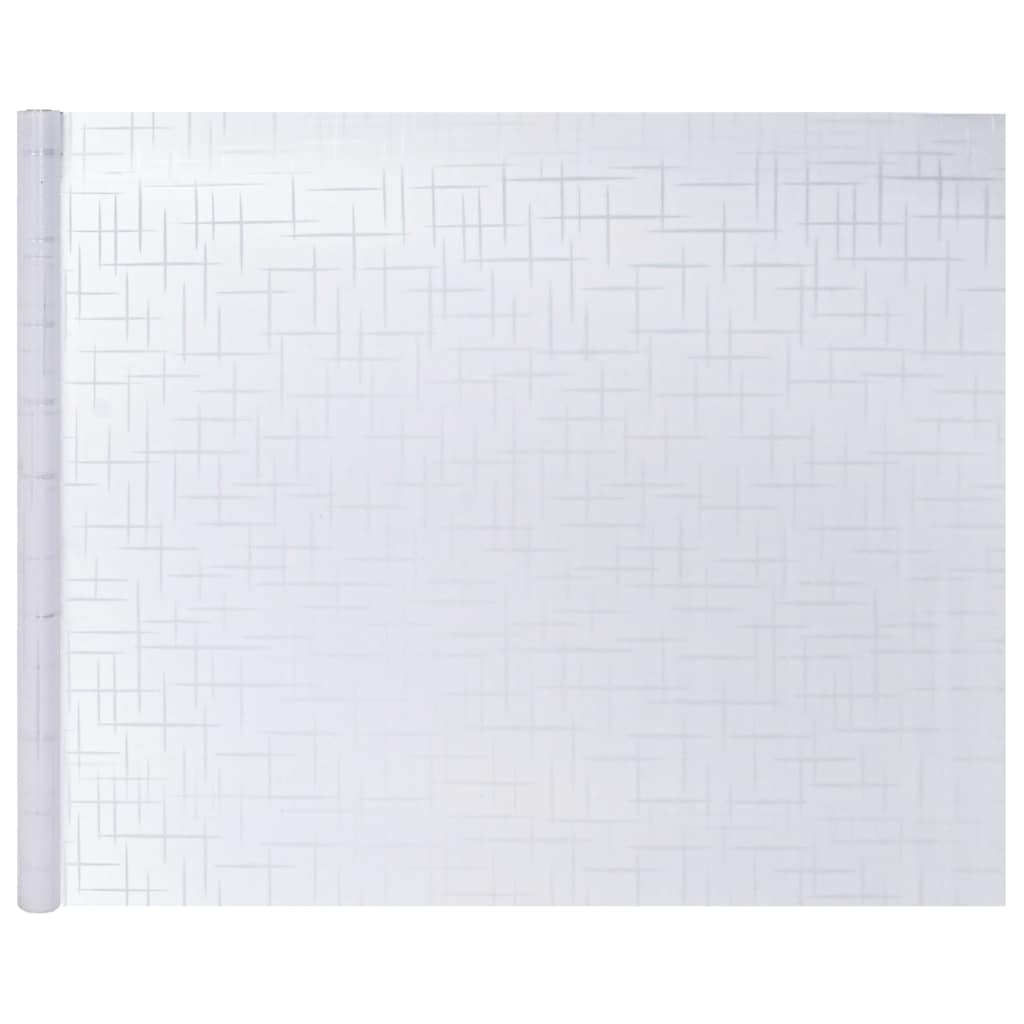 Prozorske folije 4 kom matirane s uzorkom zvijezda PVC