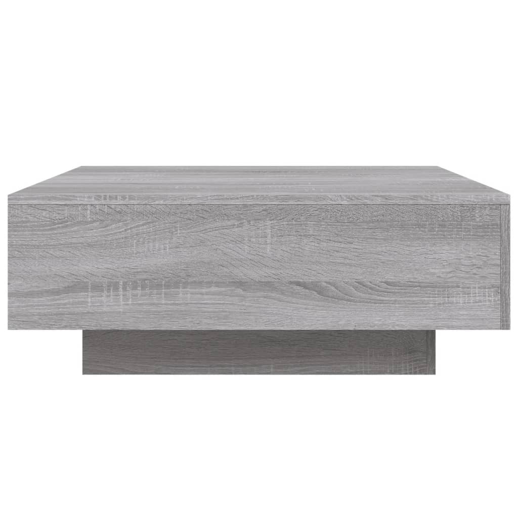 Stolić za kavu boja hrasta 80x80x31 cm od konstruiranog drva