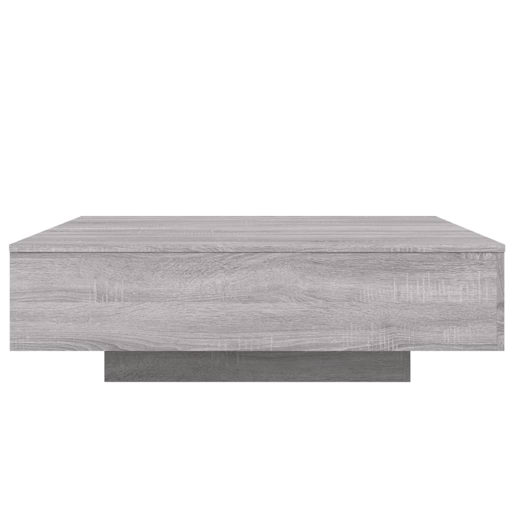 Stolić za kavu boja hrasta 100x100x31 cm konstruirano drvo