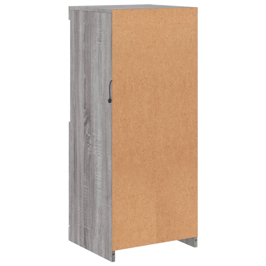 Komoda s LED svjetlima boja sivog hrasta 41x37x100 cm