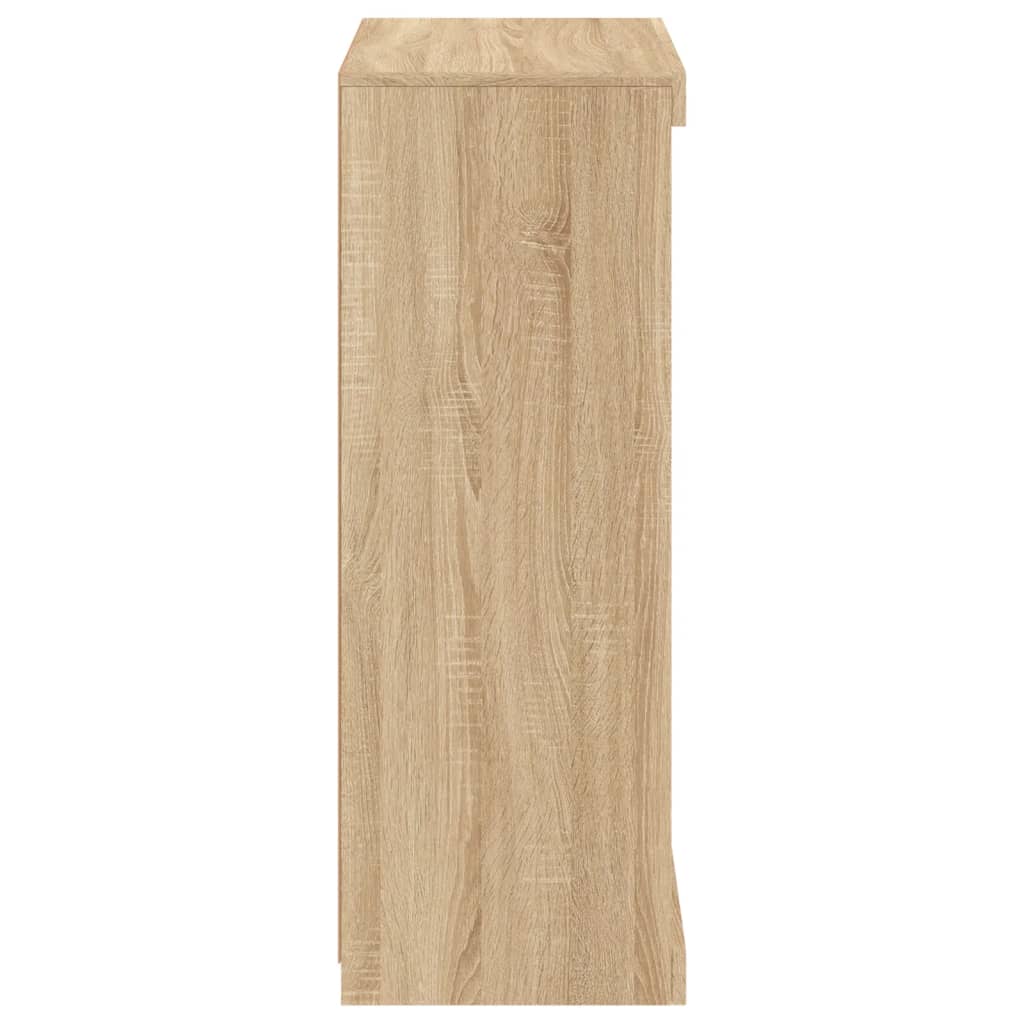 Komoda s LED svjetlima boja hrasta sonome 60,5x37x100 cm
