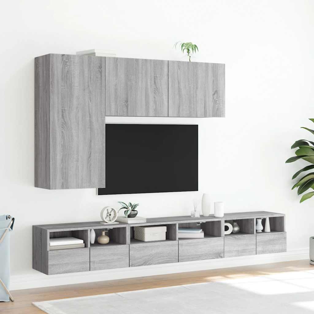 Zidni TV ormarić boja hrasta 60x30x30 cm od konstruiranog drva
