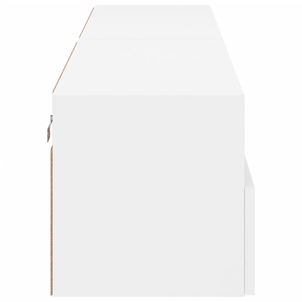 Zidni TV ormarići 2 kom bijeli 80x30x30 cm konstruirano drvo