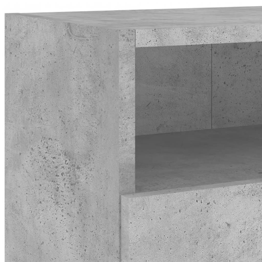 Zidni TV ormarić boja betona 100 x 30 x 30 cm konstruirano drvo