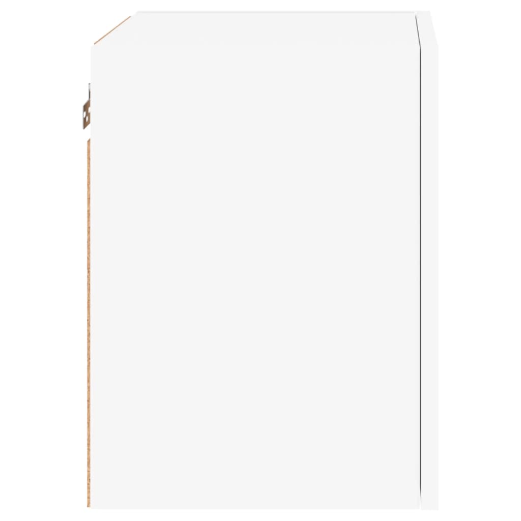 Zidni TV ormarić bijeli 40,5 x 30 x 40 cm od konstruiranog drva