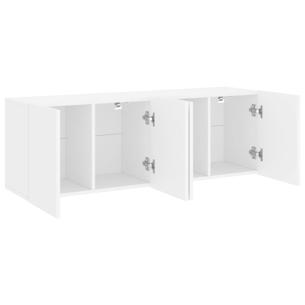 Zidni TV ormarići 2 kom bijeli 60 x30 x 41 cm