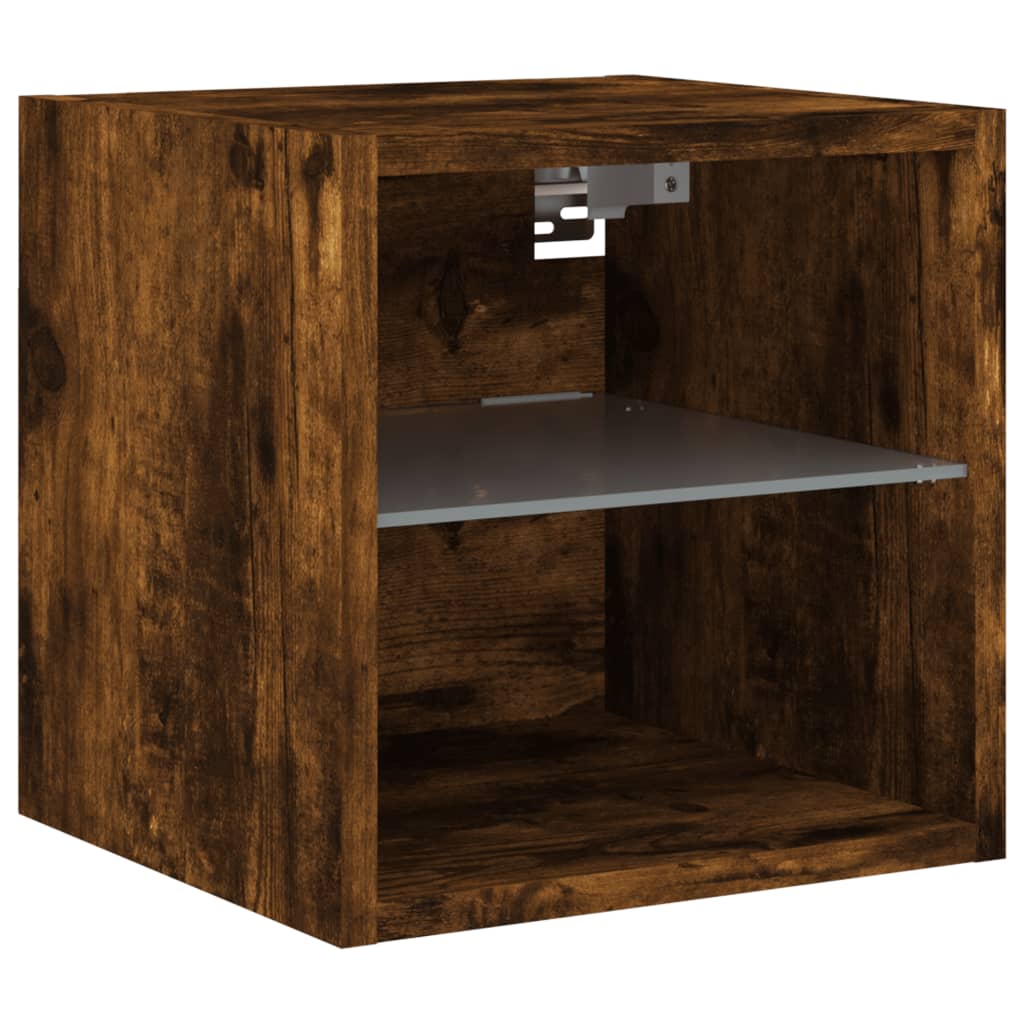 Zidni TV ormarići LED 2 kom boja hrasta 30 x 28,5 x 30 cm